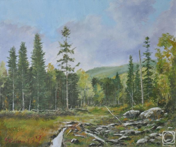 Аполлинарий Васнецов Тайга на Урале синяя гора