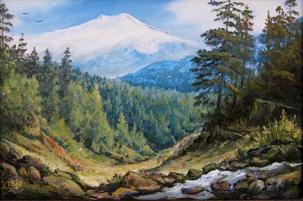 Художник-самоучка Сергей Басов.