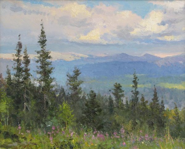 Картина медведь