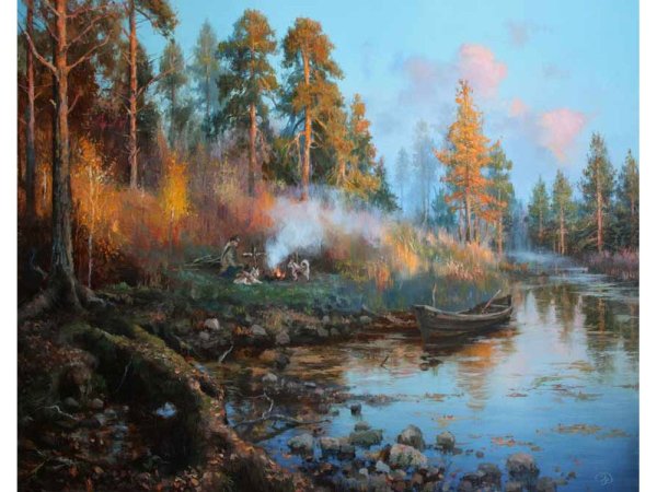 Николай Устинов иллюстрации Тайга Енисей