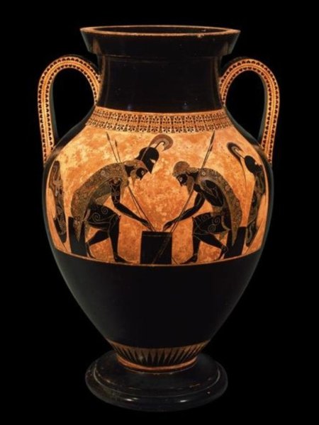 Древнегреческая вазопись Амфора