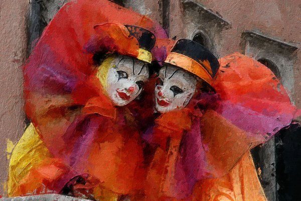 Карнавал картина маслом