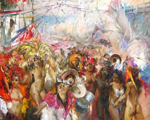 Живопись маскарад венецианец