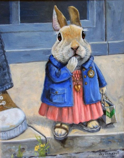 Кролик картины художников