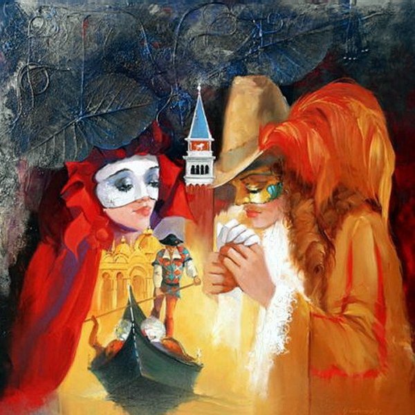 Венеция маскарад живопись