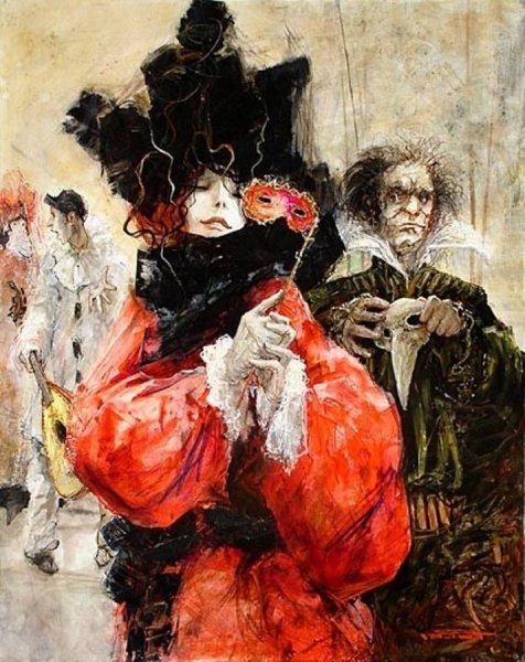 Олег Чубаков художник картина карнавал