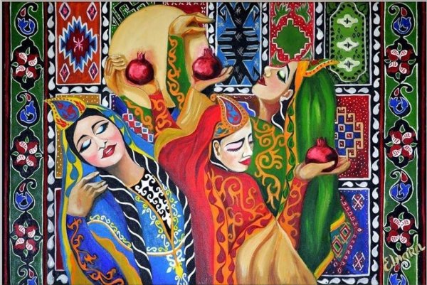 Картины в азербайджанском стиле