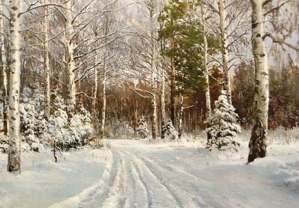 Андрей Шильдер зимний лес