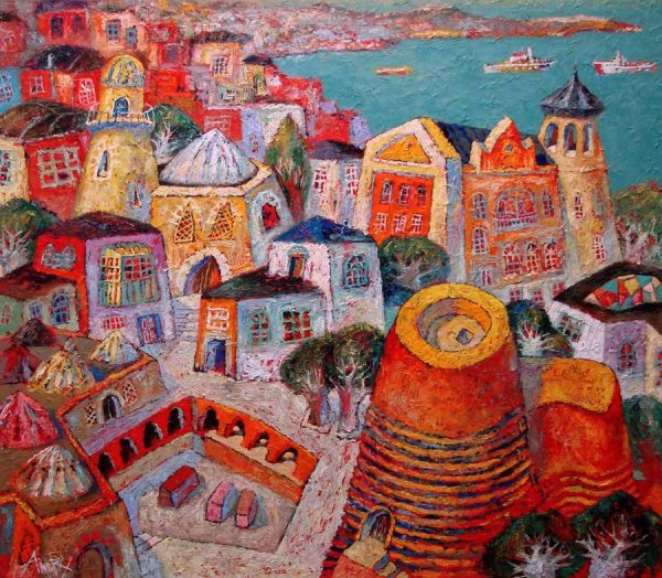 Художник Анар Гусейнзаде Азербайджан