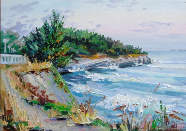 Живопись маслом Геленджик мастихином