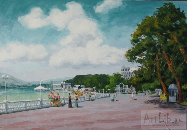 Геленджик картины набережной