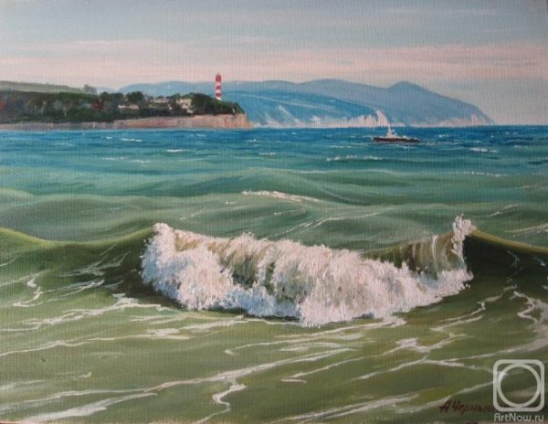 Город Геленджик живопись