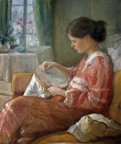 Картина вышивальщица Веласкеса