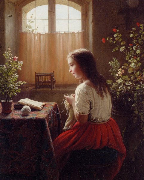 Художник Johann Georg Meyer