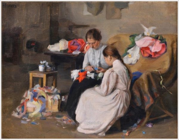 Картины русских художников о рукоделии