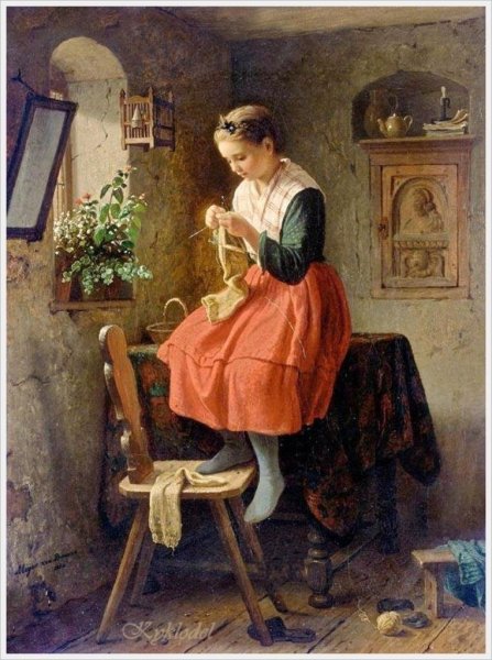 Художник Johann Georg Meyer