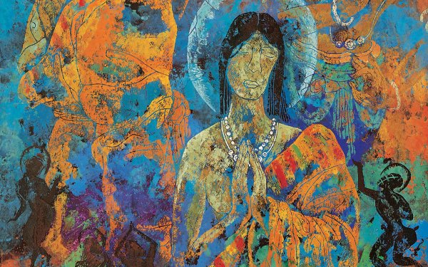 Будда Хинаяны живопись