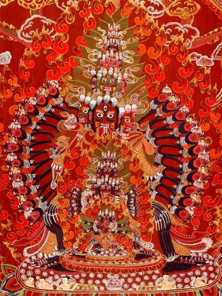 Тибетская живопись в храме