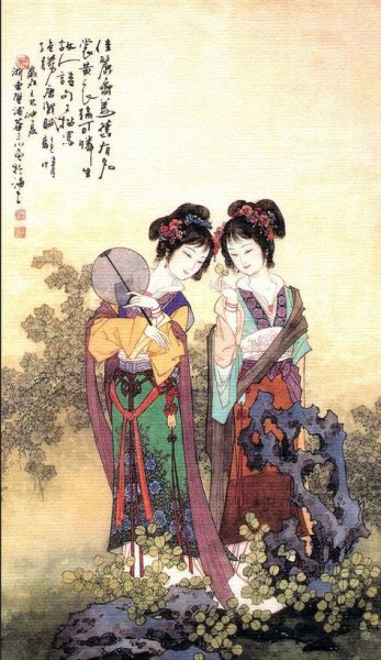 Живопись древнего Китая портрет