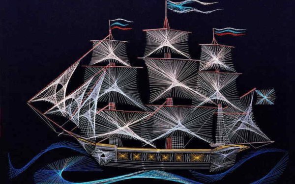 Техника нитяной графики изонить