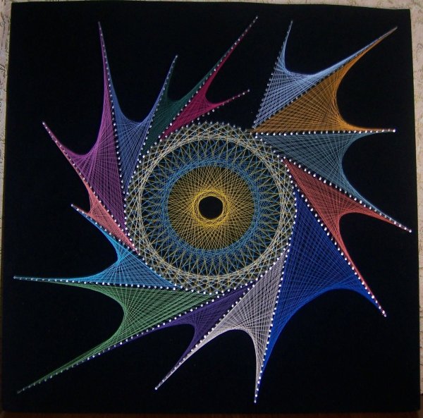 Изонить нитяная Графика