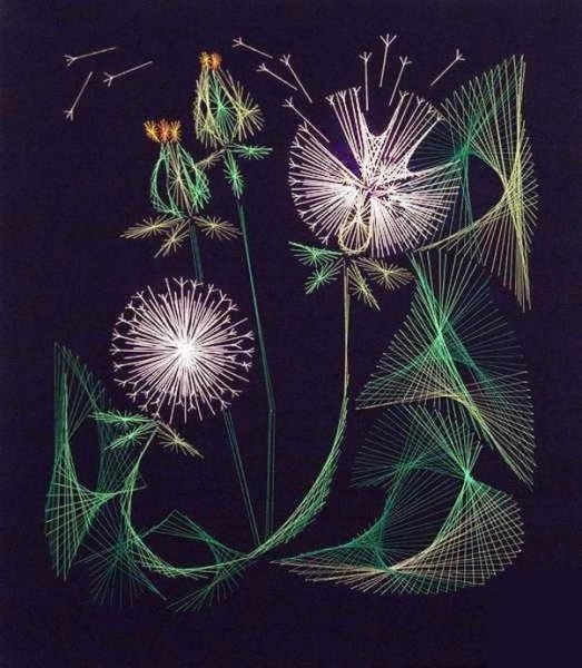 Техника вышивания изонить