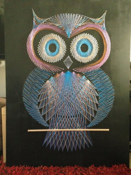 Панно из нитей