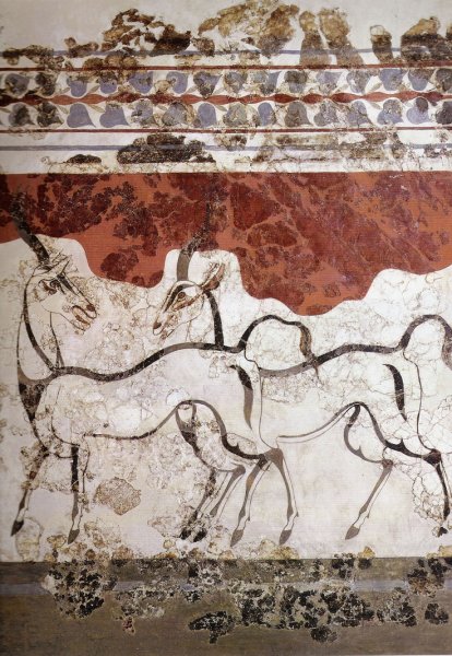 Тиринфянка фреска