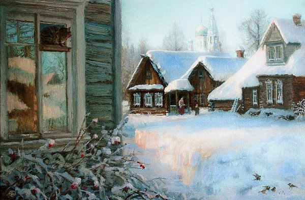 Художник Жданов Владимир Юрьевич зимние картины