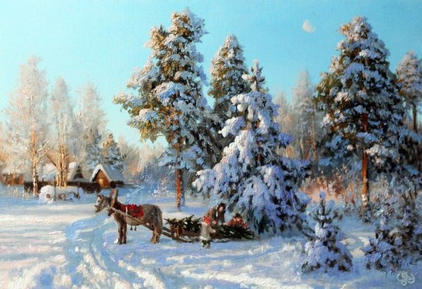 Владимир Жданов зима