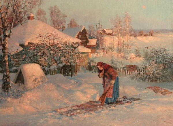 Художник Жданов Владимир Юрьевич деревня