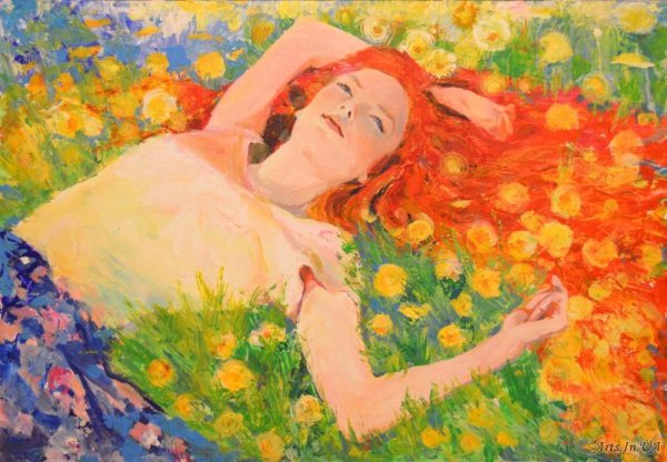 Летнее настроение живопись