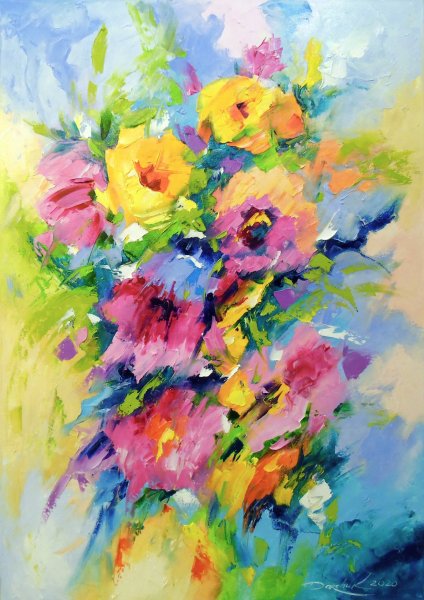 Живопись Дарчук Ольга цветы