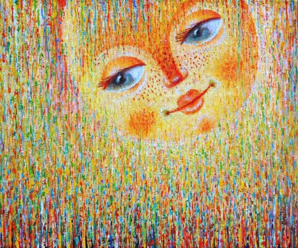 Солнце живопись