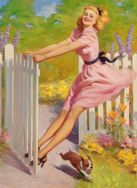 Арт Фрам художник пин-ап