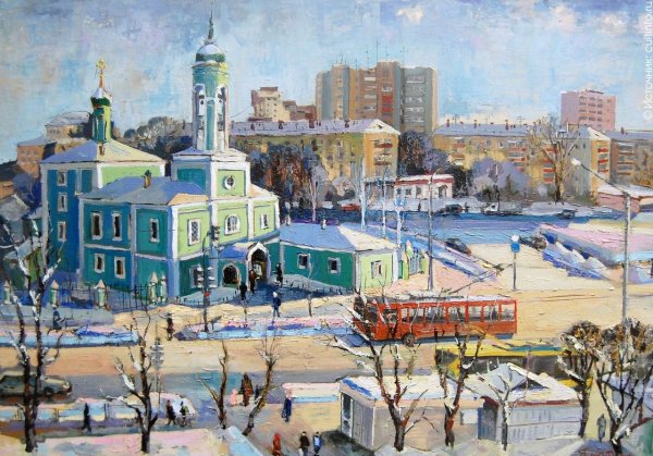 Художник Бороздин Вологодский Кремль