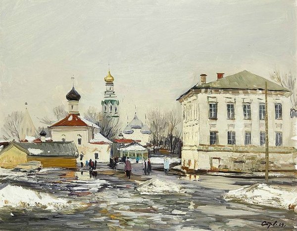 Художник Бороздин Вологодский Кремль