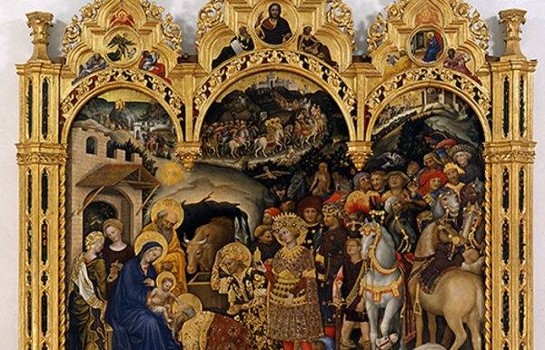 Поклонение волхвов Леонардо да Винчи