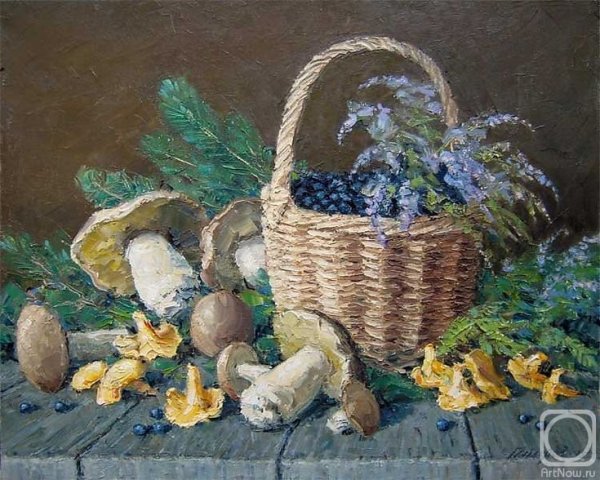 Натюрморт с грибами