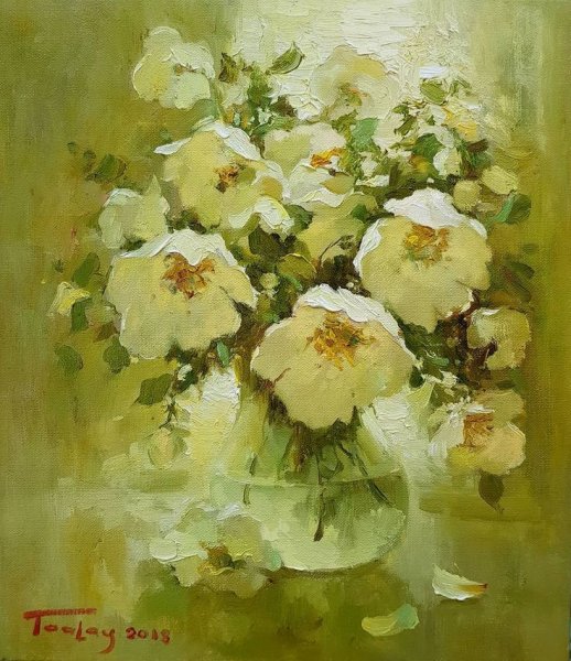 Художник Антонио Морано шиповник