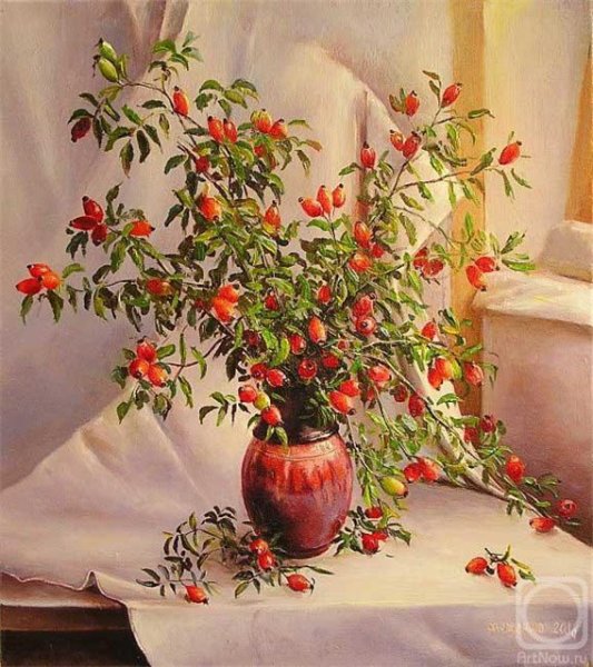 Художник Антонио Морано шиповник