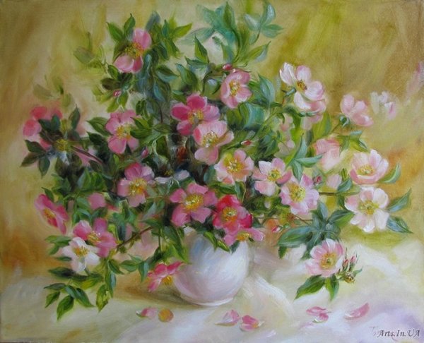 Художник Антонио Морано шиповник