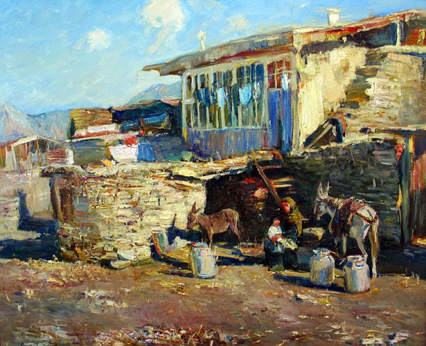 Аул Гуниб Дагестан живопись