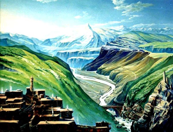 Дагестан сакля аул