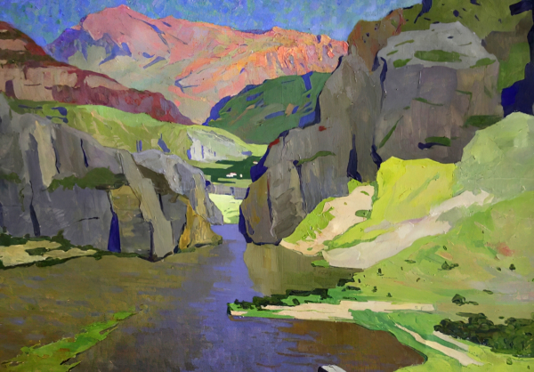 Лансере художник в Дагестане