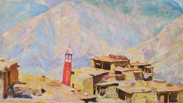 Художник Мелик Дербентская крепость