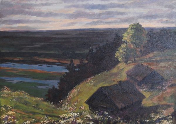 Тоновой рисунок головы