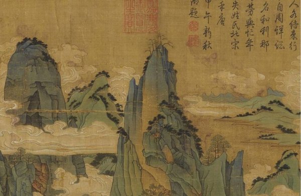 Ли Чжаодао путешествие Минхуана в Шу