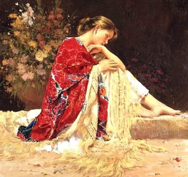 Ромеро Редондо картины у окна