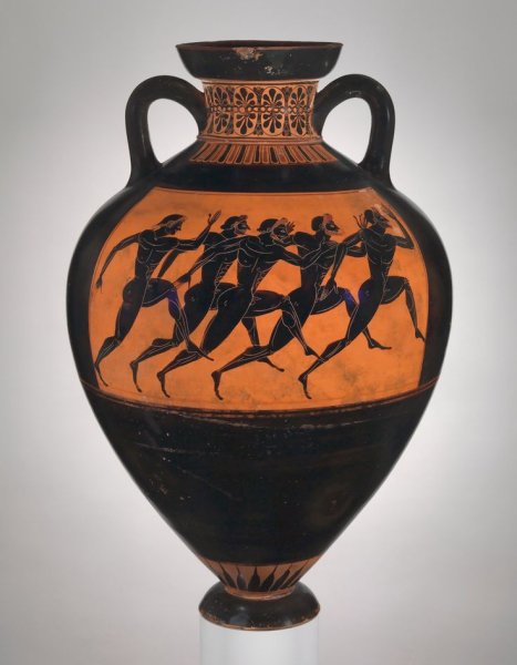 Краснофигурная Амфора древняя Греция